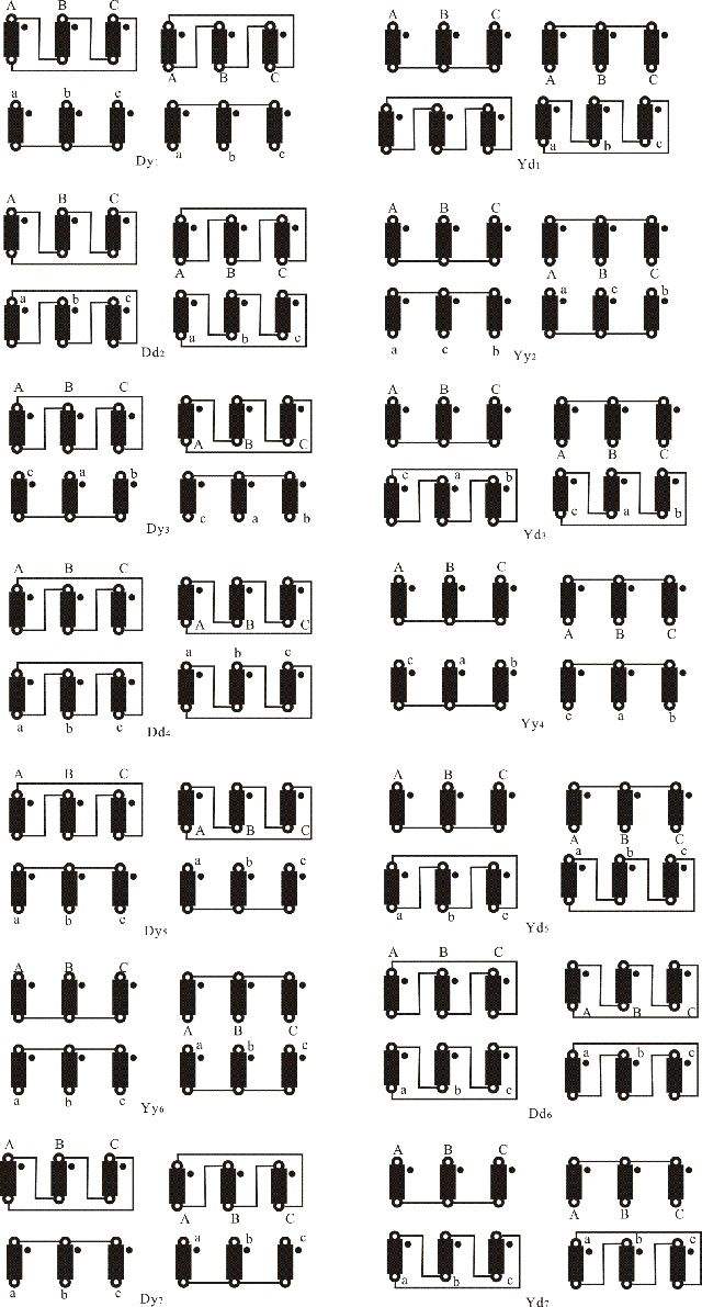 3相隔离变压器接线图解